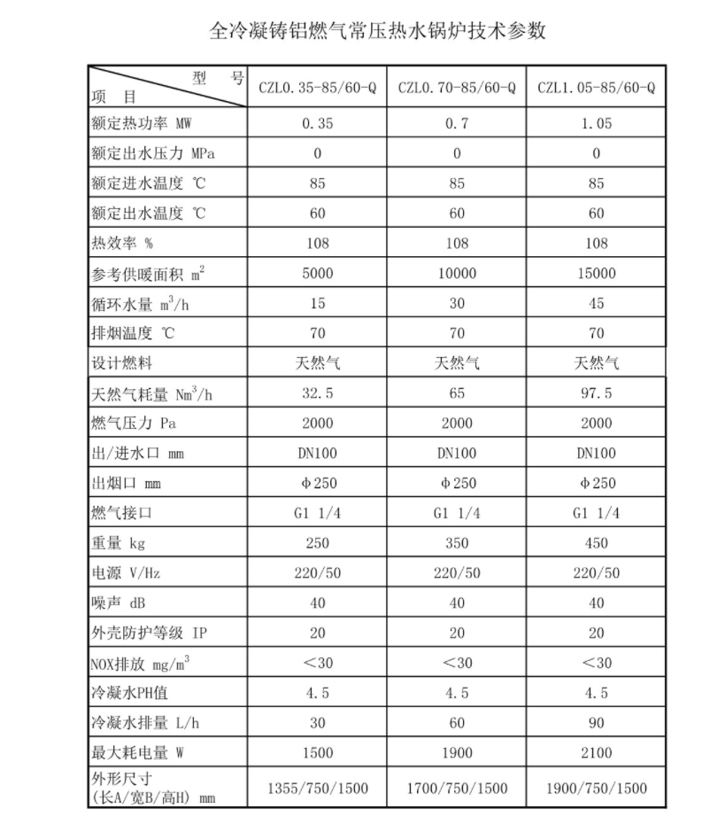 硅铸铝模块冷凝锅炉